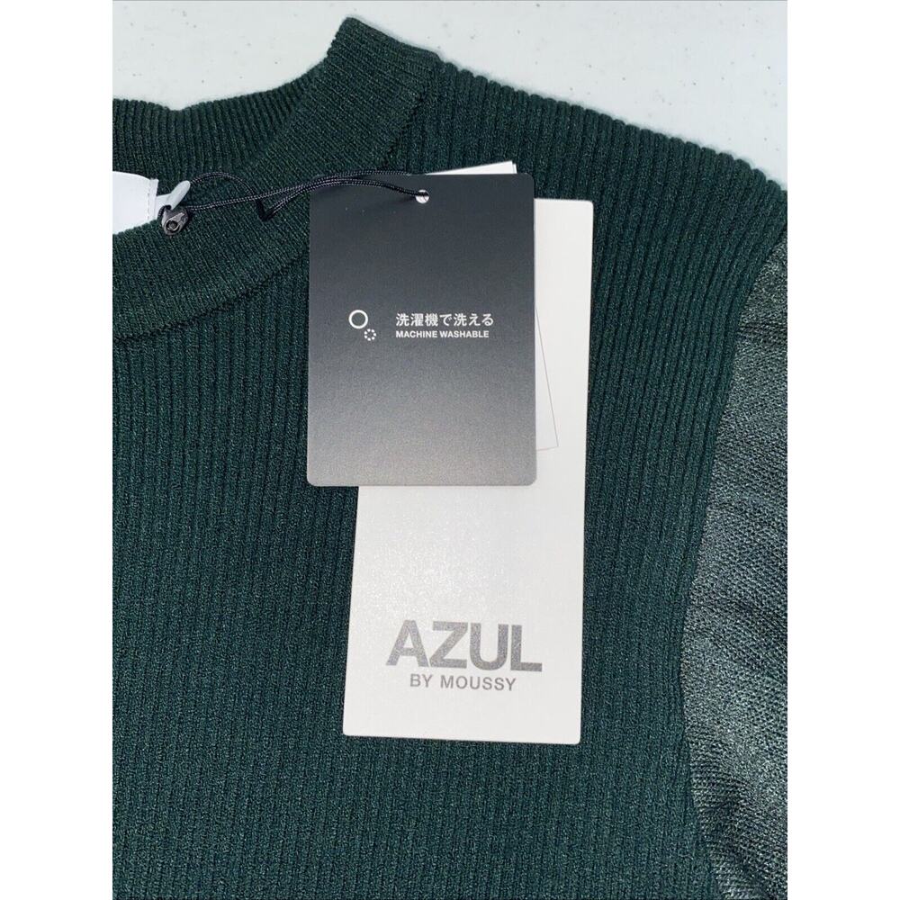 Azul by Moussy Women’s Knit Sweater Lot Of 3 Puffy Shoulder Short Sleeve NEW Med - Picture 3 of 16